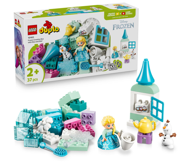 LEGO DUPLO DISNEY 10462 Kraina Lodu Kreatywne pudełko z Elzą i Ol - 1529684 - zdjęcie 2